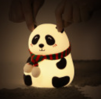 Kids Baby Nursing Silicone Kawaii Night Light Panda