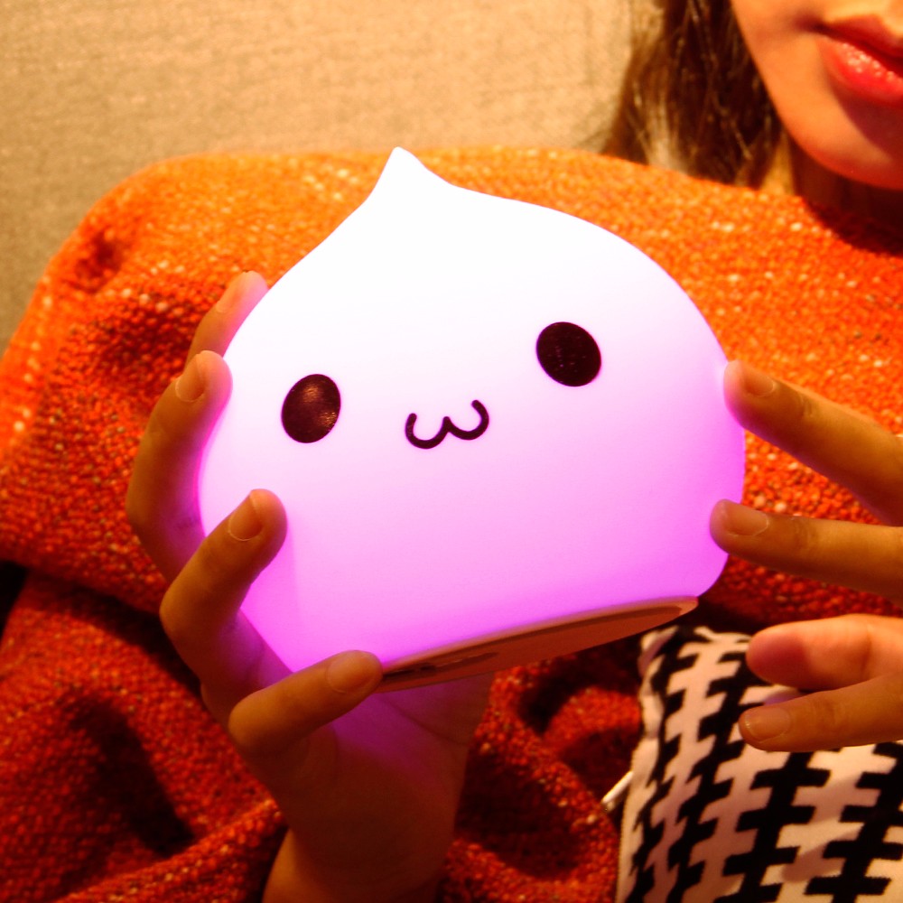 Silicon water drop night light