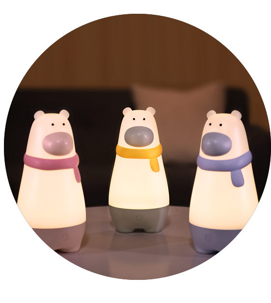 Rechargeable Baby Kid Night Lights 2022 Bedside Lamp Warm Light Night
